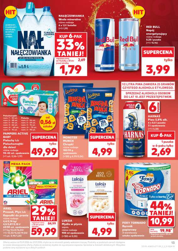 Kaufland - gazetka promocyjna Oferta Kaufland od czwartku 15.01 do środy 21.01 - strona 13