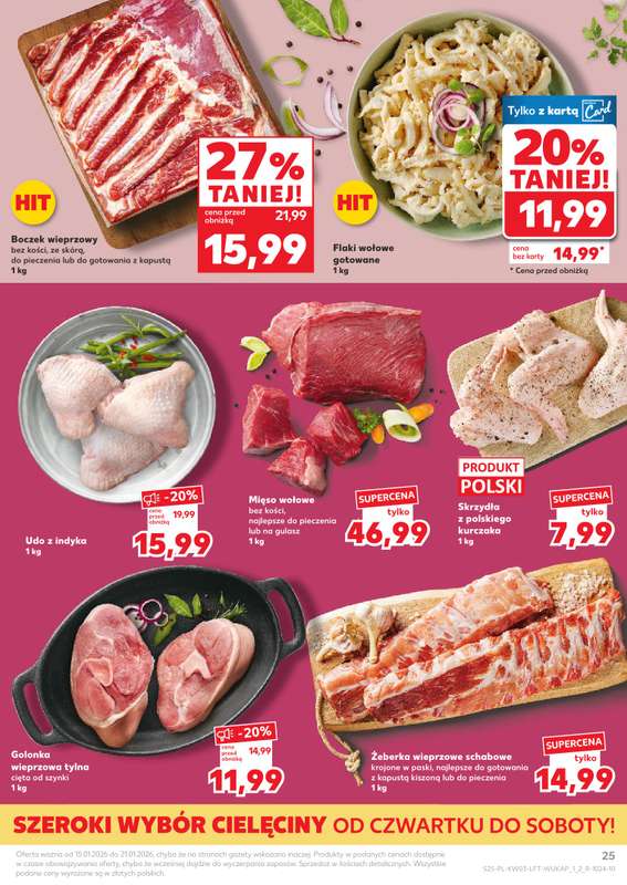 Kaufland - gazetka promocyjna Oferta Kaufland od czwartku 15.01 do środy 21.01 - strona 25