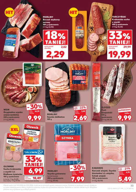 Kaufland - gazetka promocyjna Oferta Kaufland od czwartku 15.01 do środy 21.01 - strona 33