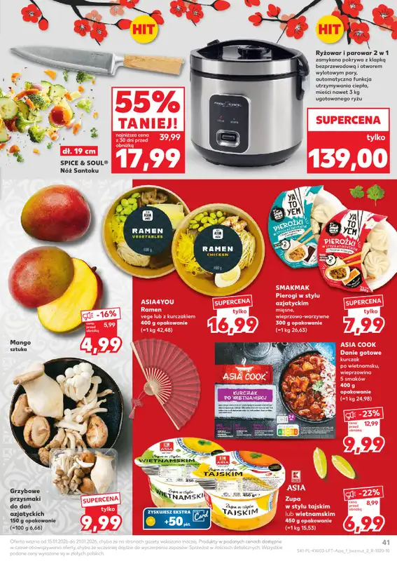 Kaufland - gazetka promocyjna Oferta Kaufland od czwartku 15.01 do środy 21.01 - strona 41