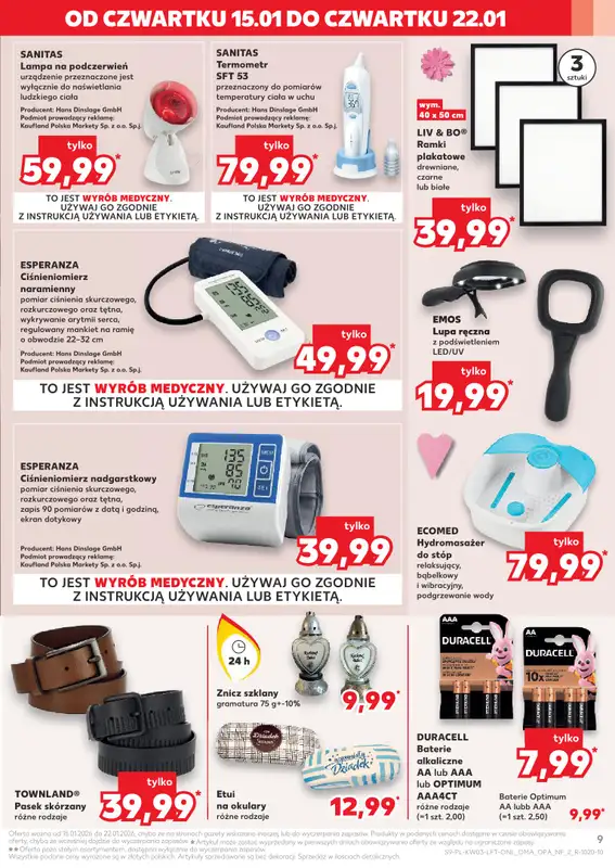 Kaufland - gazetka promocyjna Oferta Kaufland od czwartku 15.01 do środy 21.01 - strona 9