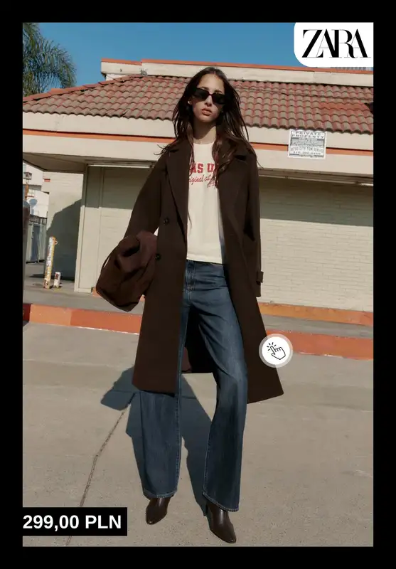 Zara - gazetka promocyjna Płaszcze damskie od środy 21.01  - strona 4