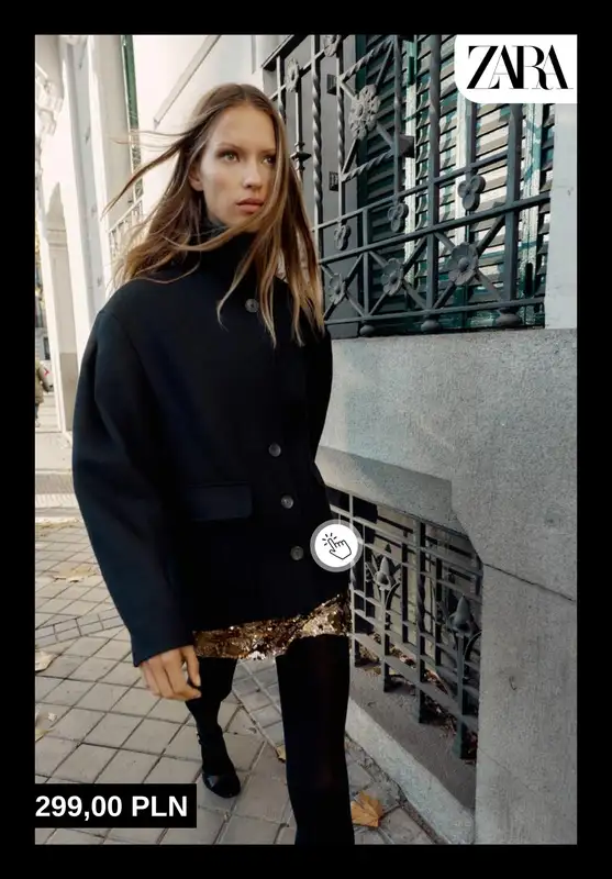 Zara - gazetka promocyjna Płaszcze damskie od środy 21.01  - strona 6