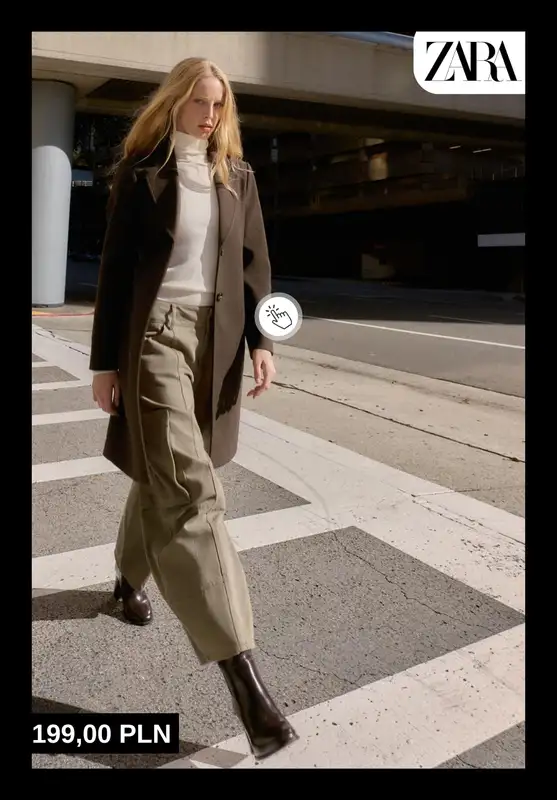 Zara - gazetka promocyjna Płaszcze damskie od środy 21.01  - strona 3