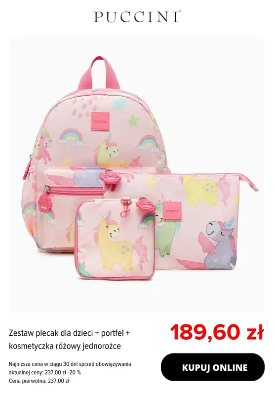 BEST SALE - gazetka promocyjna Puccini | Kolekcja dziecięca - w zestawie taniej! od środy 21.01 do czwartku 29.01 - strona 12