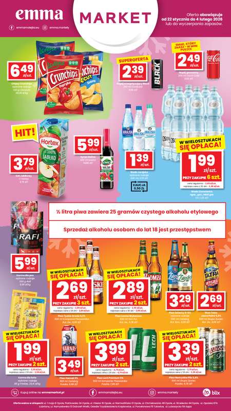 emma MARKET - gazetka promocyjna Plakaty promocyjne od czwartku 22.01 do środy 04.02 - strona 4