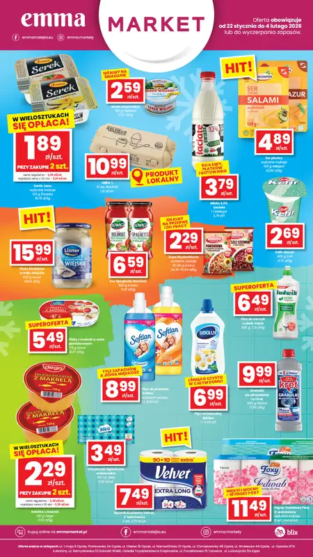 emma MARKET - gazetka promocyjna Plakaty promocyjne od czwartku 22.01 do środy 04.02 - strona 2