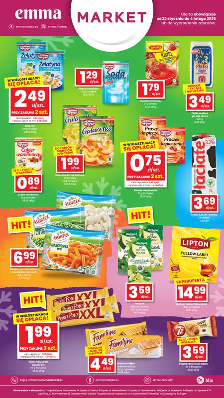 emma MARKET - gazetka promocyjna Plakaty promocyjne od czwartku 22.01 do środy 04.02 - strona 3