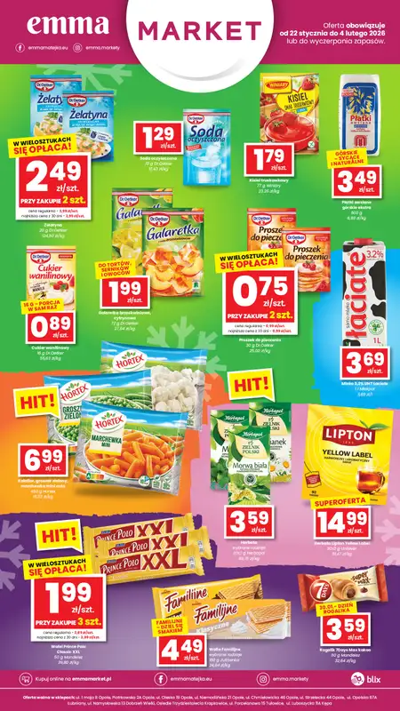emma MARKET - gazetka promocyjna Plakaty promocyjne od czwartku 22.01 do środy 04.02 - strona 3