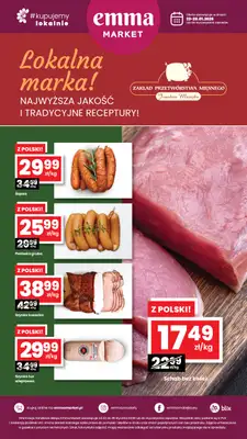emma MARKET - gazetka promocyjna Plakat promocyjny od czwartku 22.01 do środy 28.01