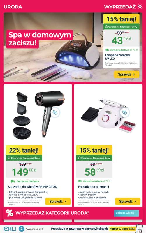 ERLI - gazetka promocyjna Polecane perełki - dla Ciebie i rodziny! od środy 21.01 do niedzieli 25.01 - strona 2