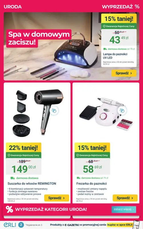 ERLI - gazetka promocyjna Polecane perełki - dla Ciebie i rodziny! od środy 21.01 do niedzieli 25.01 - strona 2