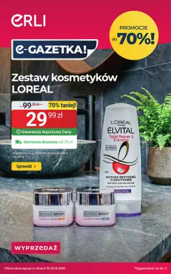 ERLI - gazetka promocyjna Polecane perełki - dla Ciebie i rodziny! od środy 21.01 do niedzieli 25.01
