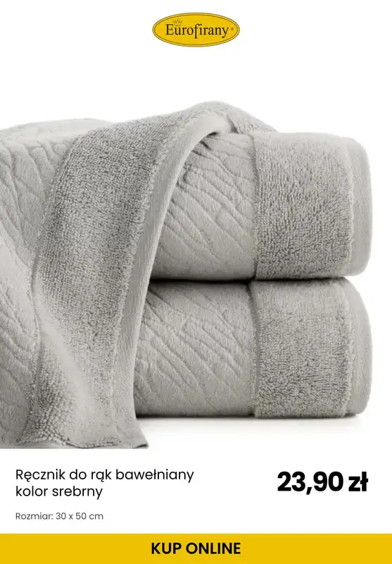 BEST SALE - gazetka promocyjna Eurofirany | -90% na trzeci ręcznik od środy 21.01 do wtorku 03.02 - strona 5