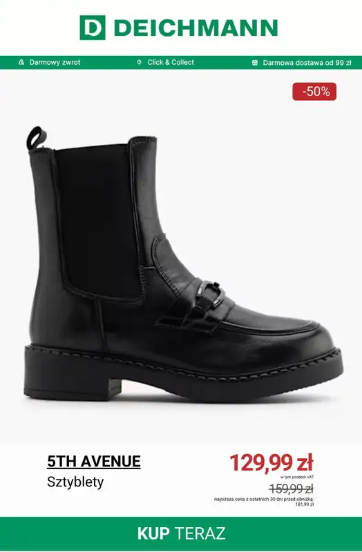Deichmann - gazetka promocyjna Buty damskie tylko online od środy 21.01  - strona 4