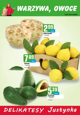 Delikatesy Justynka - gazetka promocyjna Plakaty promocyjne od czwartku 22.01 do niedzieli 25.01 - strona 2