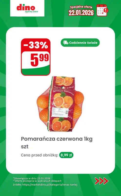 Dino - gazetka promocyjna Specjalna oferta na 22.01.2026 - promocje spoza gazetki od czwartku 22.01 do czwartku 22.01 - strona 2
