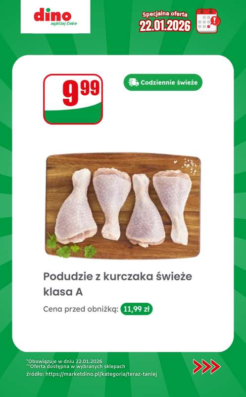 Dino - gazetka promocyjna Specjalna oferta na 22.01.2026 - promocje spoza gazetki od czwartku 22.01 do czwartku 22.01 - strona 3
