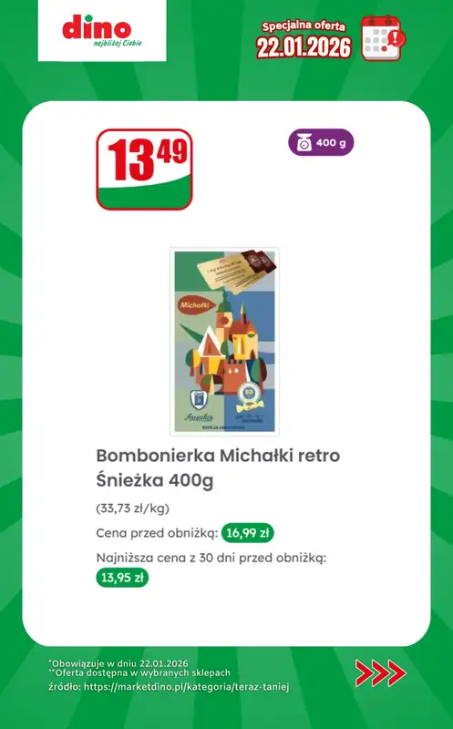 Dino - gazetka promocyjna Specjalna oferta na 22.01.2026 - promocje spoza gazetki od czwartku 22.01 do czwartku 22.01 - strona 7