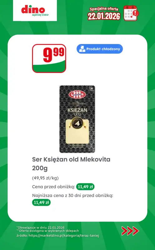 Dino - gazetka promocyjna Specjalna oferta na 22.01.2026 - promocje spoza gazetki od czwartku 22.01 do czwartku 22.01 - strona 5