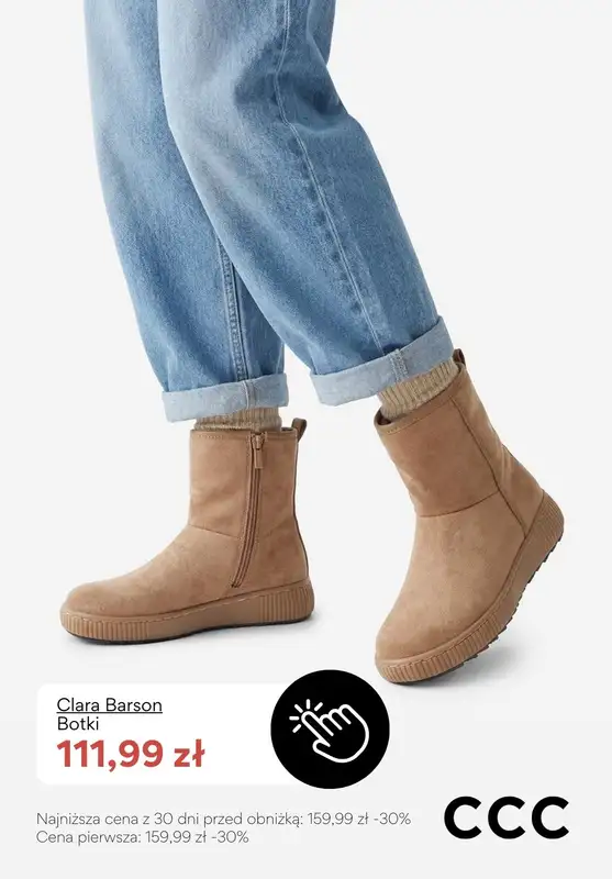 CCC - gazetka promocyjna NOWOŚCI na PROMOCJI do 139,99 zł od czwartku 22.01  - strona 9