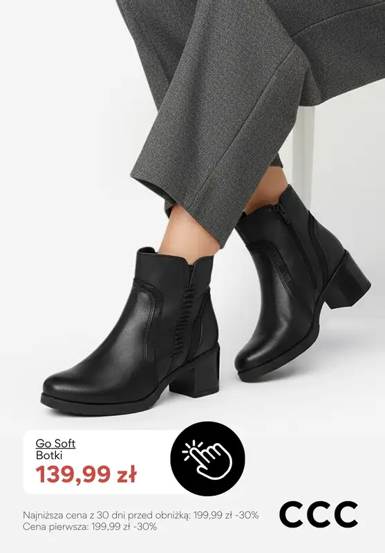 CCC - gazetka promocyjna NOWOŚCI na PROMOCJI do 139,99 zł od czwartku 22.01  - strona 10