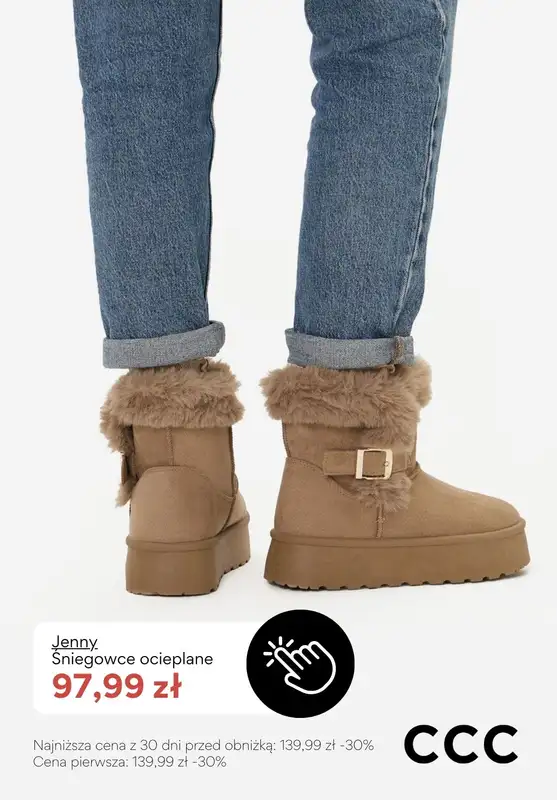 CCC - gazetka promocyjna NOWOŚCI na PROMOCJI do 139,99 zł od czwartku 22.01  - strona 6