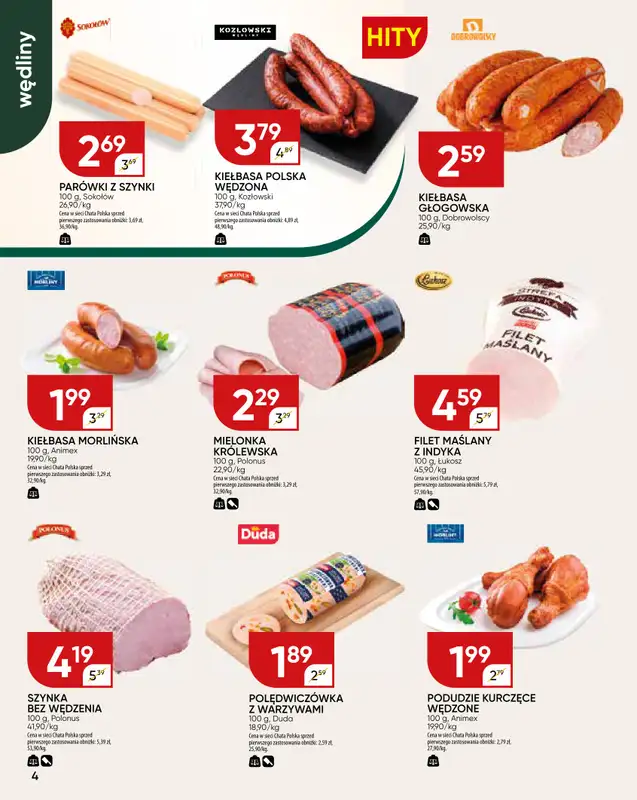 Chata Polska - gazetka promocyjna Gazetka  do niedzieli 08.02 - strona 4