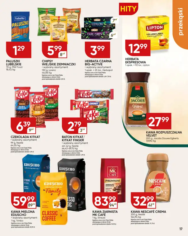 Chata Polska - gazetka promocyjna Gazetka  do niedzieli 08.02 - strona 17