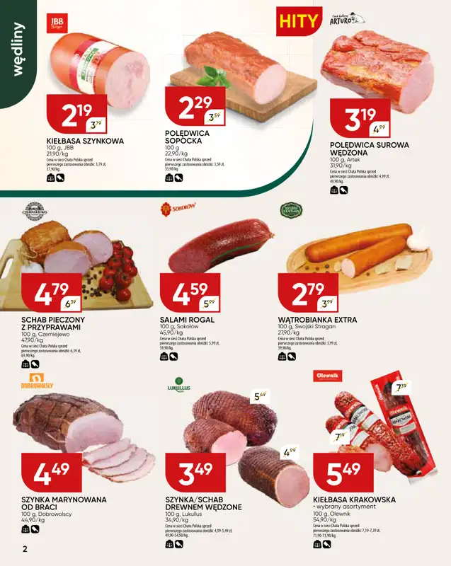 Chata Polska - gazetka promocyjna Gazetka  do niedzieli 08.02 - strona 2