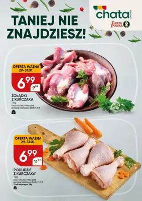 Chata Polska - gazetka promocyjna Plakat promocyjny  do soboty 31.01