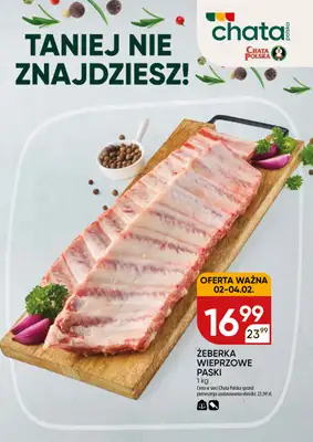 Chata Polska - gazetka promocyjna Plakat promocyjny od poniedziałku 02.02 do środy 04.02