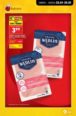 Biedronka - gazetka promocyjna Najwyższe rabaty! od czwartku 22.01 do niedzieli 25.01 - strona 2