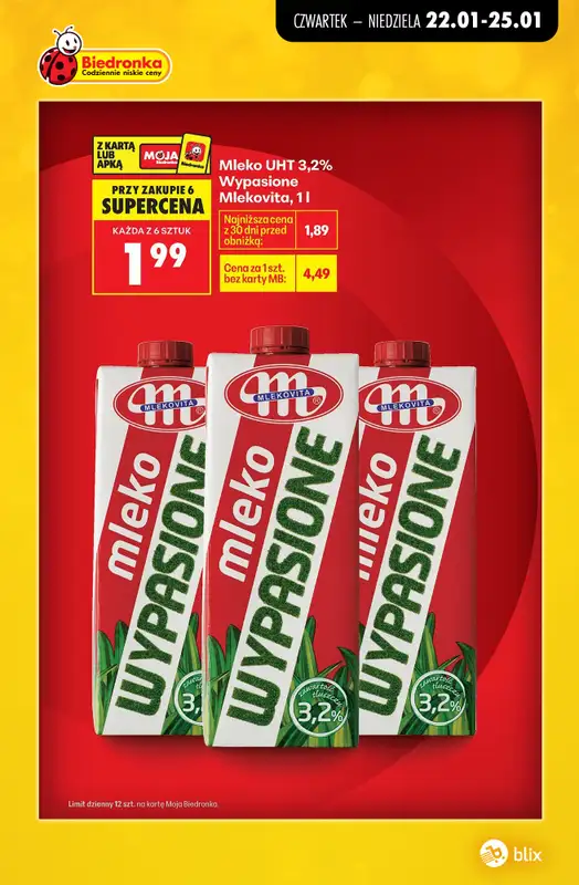 Biedronka - gazetka promocyjna Najwyższe rabaty! od czwartku 22.01 do niedzieli 25.01 - strona 7
