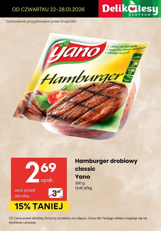 Delikatesy Centrum - gazetka promocyjna DANIA GOTOWE na obiad TERAZ TANIEJ! od czwartku 22.01 do środy 28.01 - strona 6