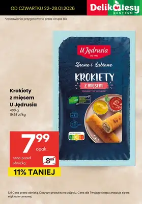 Delikatesy Centrum - gazetka promocyjna DANIA GOTOWE na obiad TERAZ TANIEJ! od czwartku 22.01 do środy 28.01 - strona 2