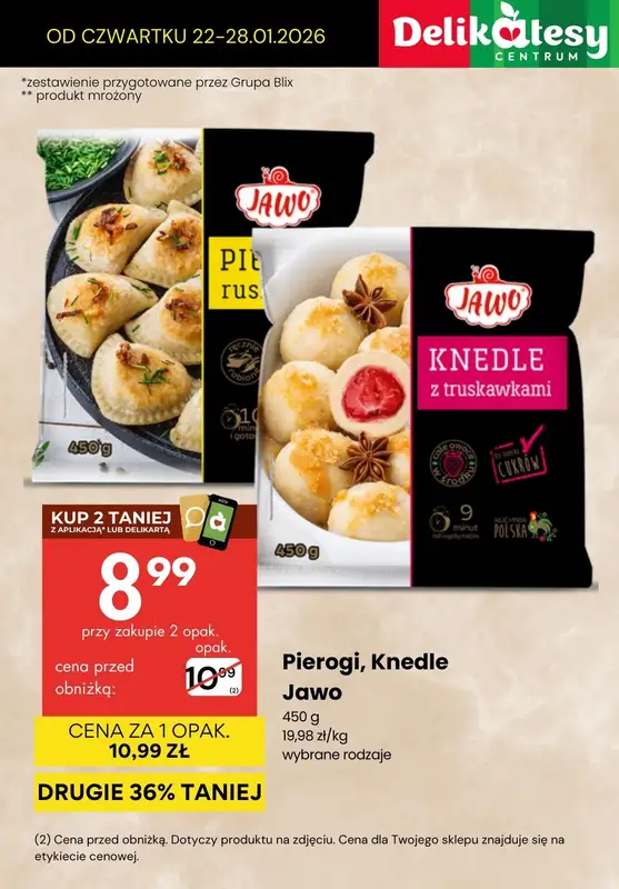 Delikatesy Centrum - gazetka promocyjna DANIA GOTOWE na obiad TERAZ TANIEJ! od czwartku 22.01 do środy 28.01 - strona 8