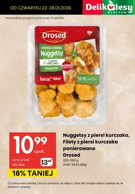 Delikatesy Centrum - gazetka promocyjna DANIA GOTOWE na obiad TERAZ TANIEJ! od czwartku 22.01 do środy 28.01 - strona 4