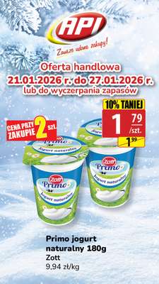 Primo jogurt naturalny 180g