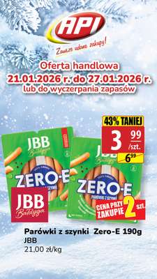 Parówki z szynki Zero-E 190g