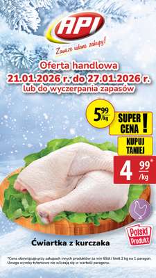 API Market - gazetka promocyjna Plakaty promocyjne od czwartku 22.01 do wtorku 27.01
