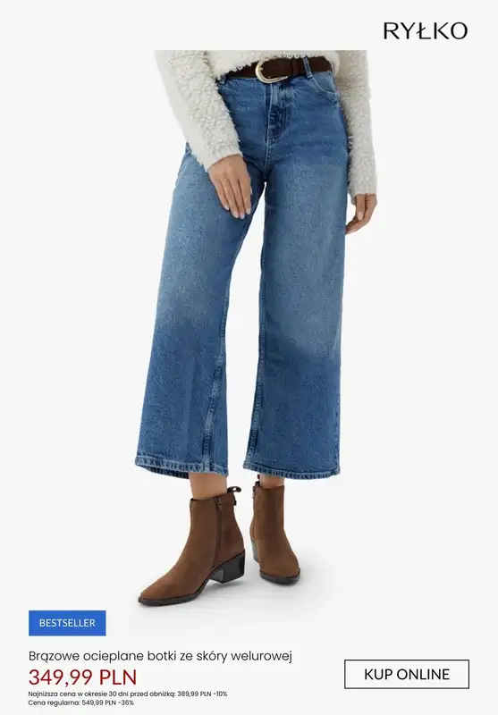 Ryłko - gazetka promocyjna Ciemnobrązowe BOTKI na PROMOCJI od czwartku 22.01  - strona 7