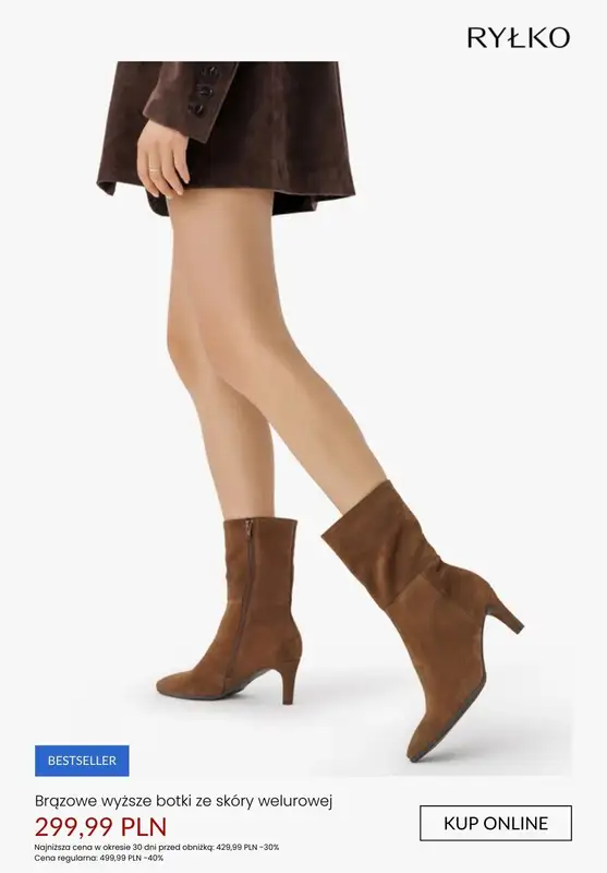 Ryłko - gazetka promocyjna Ciemnobrązowe BOTKI na PROMOCJI od czwartku 22.01  - strona 6