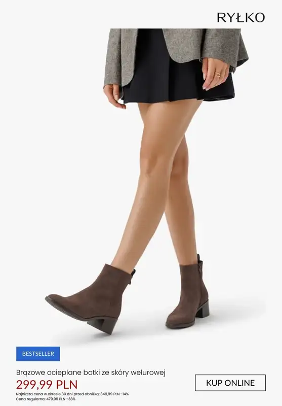 Ryłko - gazetka promocyjna Ciemnobrązowe BOTKI na PROMOCJI od czwartku 22.01  - strona 5