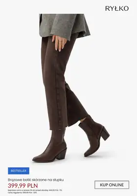 Ryłko - gazetka promocyjna Ciemnobrązowe BOTKI na PROMOCJI od czwartku 22.01  - strona 4