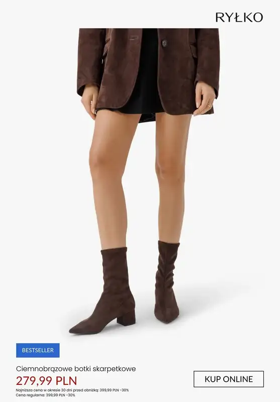Ryłko - gazetka promocyjna Ciemnobrązowe BOTKI na PROMOCJI od czwartku 22.01  - strona 8