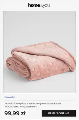 home&you - gazetka promocyjna Kolekcja: różowa aura od czwartku 22.01 do niedzieli 01.02 - strona 4