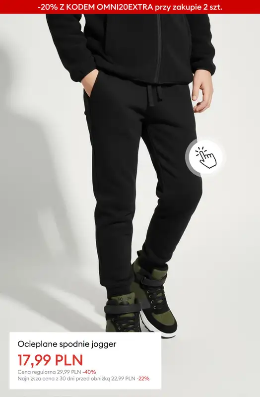 Sinsay - gazetka promocyjna Extra -20% na CAŁĄ wyprzedaż przy zakupie 2 szt. od czwartku 22.01 do poniedziałku 26.01 - strona 10