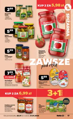 Netto - gazetka promocyjna Gazetka Spożywcza od poniedziałku 26.01 do soboty 31.01 - strona 17