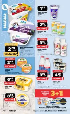 Netto - gazetka promocyjna Gazetka Spożywcza od poniedziałku 26.01 do soboty 31.01 - strona 12
